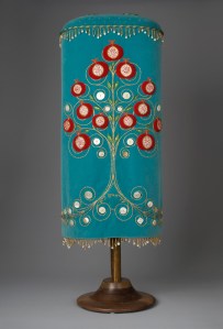 Torah mantle on stand