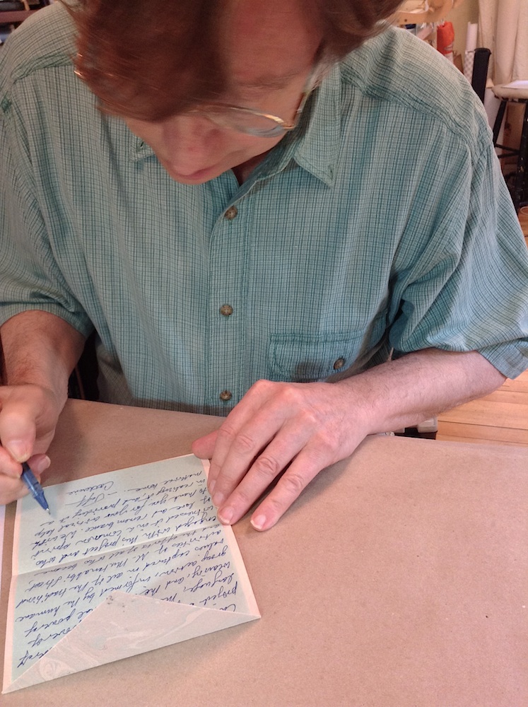 Jeff Spurr writes a personal note from us to Dr. Saad Eskander at INLA